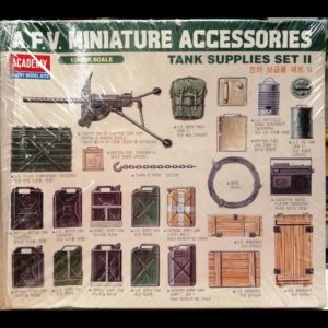 A.F.V. Miniature Accesories  Tank Supplies Set II  -  Academy