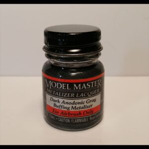 Pintura Model Master MM 1412 Dark Anodonic Gray Buffing Metalizer