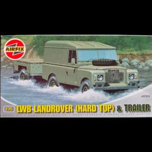 LWB Land Rover Hardtop & Trailer  -  Airfix