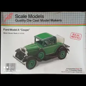 Ford Modelo A Coupe. Scale Models, escala 1/20