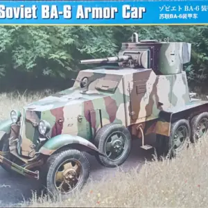 Soviet BA-6 Armor Car. Hobby Boss, escala 1/35