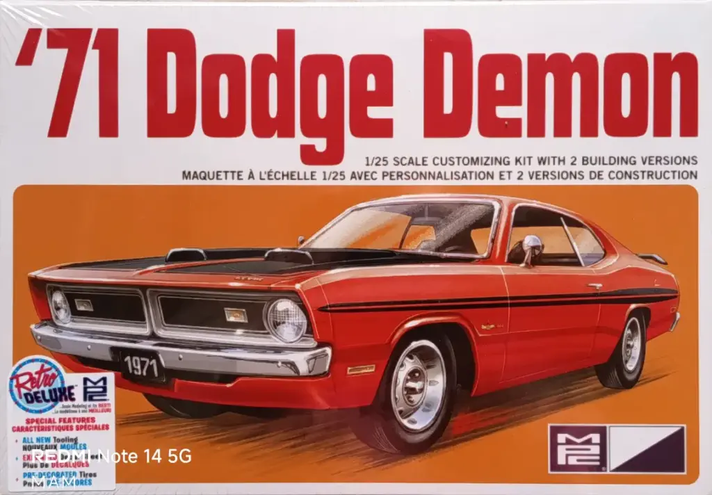 Dodge Demon 1971. MPC, escala 1/25