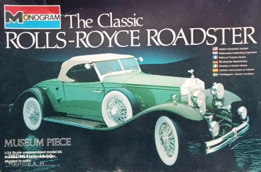 Rolls Royce Roadster de 1931. Monogram, escala 1/24